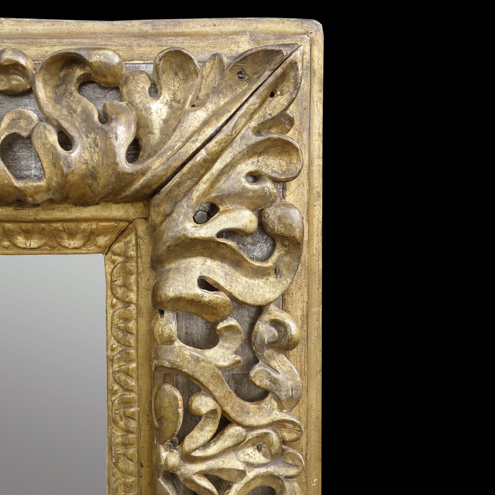 Antique Italian 18th century mirror