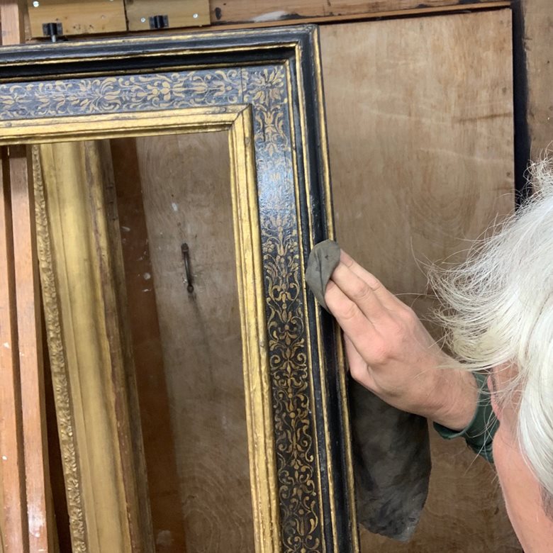 Reproduction sixteenth century Italian frame.