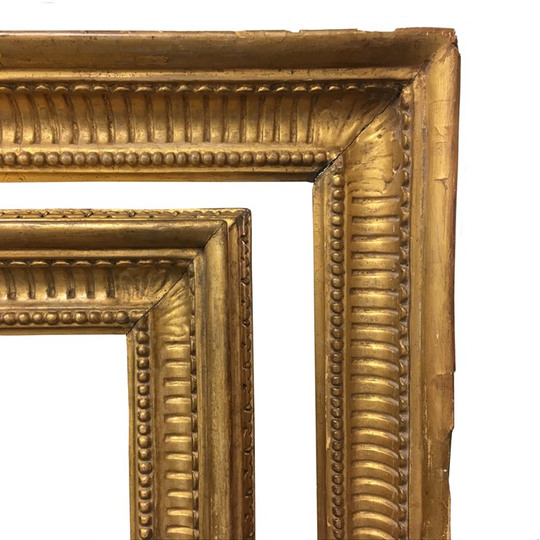 18th century hand carved English frame for a Stubbs painting.