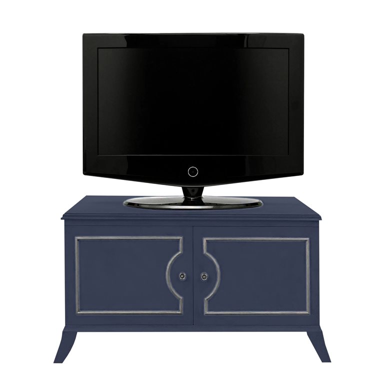 Painted Television Stand. Made to order by Perceval Designs