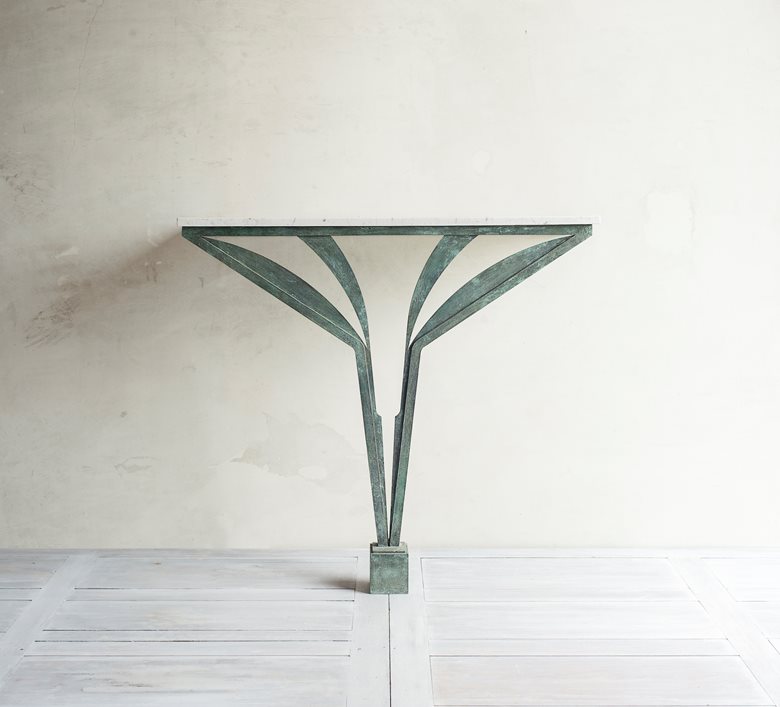 Mellie console table. Made to order by Perceval Designs