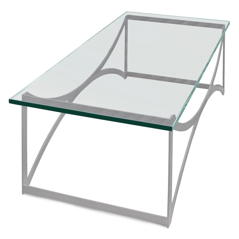 Bertie metal coffee table. Made to order by Perceval Designs