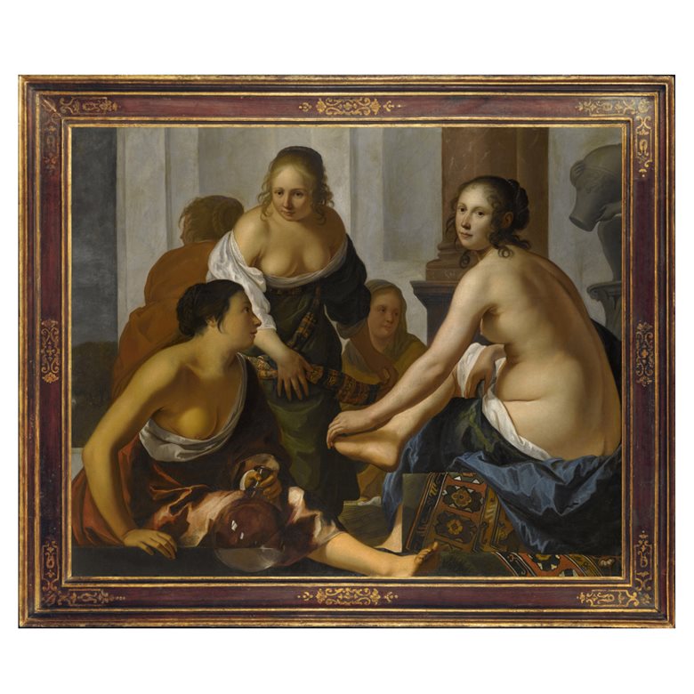 Reproduction of a late 16th to early 17th century Italian walnut frame - Bartolomeo Manfredi
