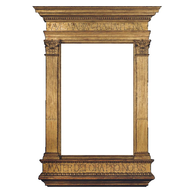 Reproduction Florentine 15th century tabernacle frame for Sandro Botticelli